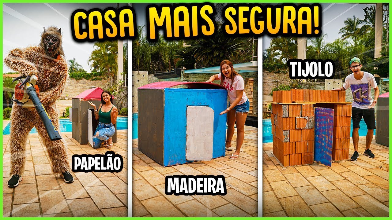 QUAL CASA RESISTE AO LOBO MAL!! ( QUAL MELHOR CASA ) [ REZENDE EVIL ]