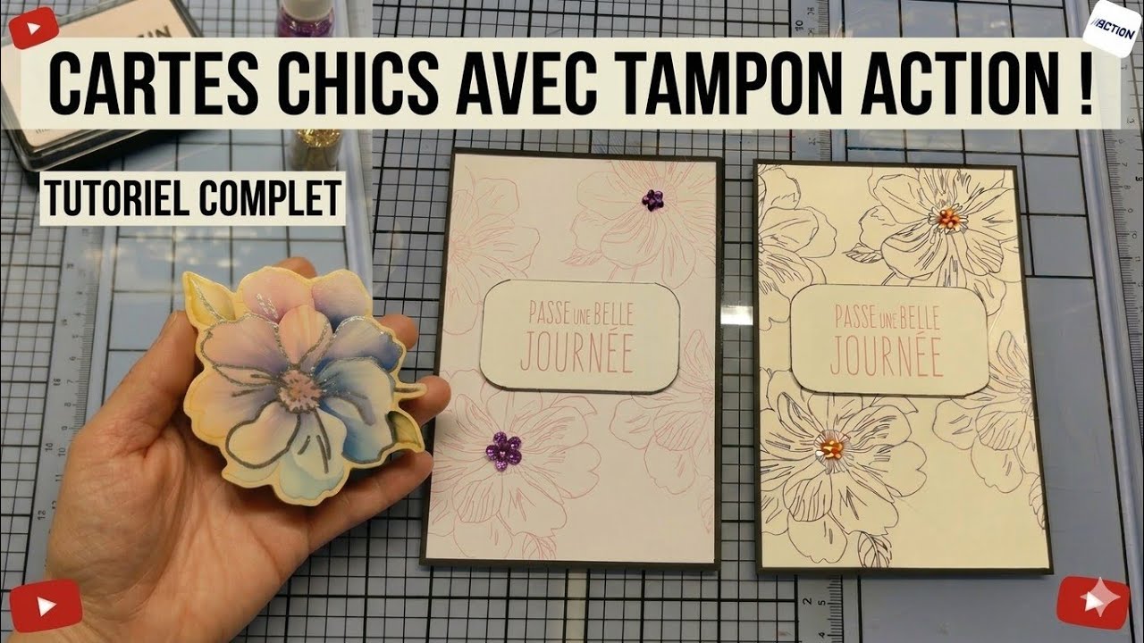 🌸 nouveau tampon bois Action ! 