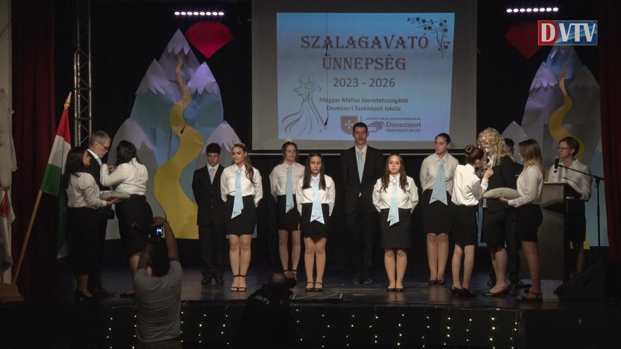 A Magyar Máltai Szeretetszolgálat Devecseri Szakképző Iskola szalagavató ünnepsége