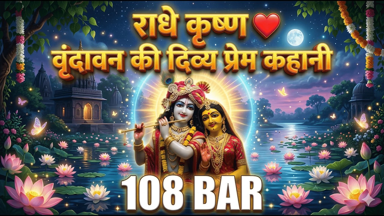 राधे कृष्ण ❤️ वृंदावन की दिव्य प्रेम कहानी | Radhe Krishna Bhakti #vrindavan #radhakrishna