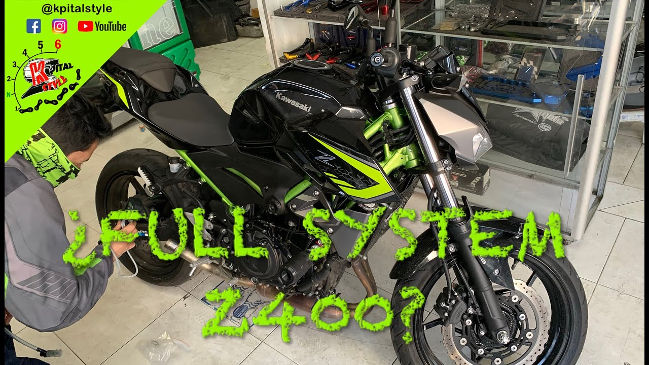 Full System o Slip-on? 🔥💨🔈🔉🔊| Cambiamos el escape (exhosto) a la Z400 🏍 quieres saber cómo quedó? 🥳