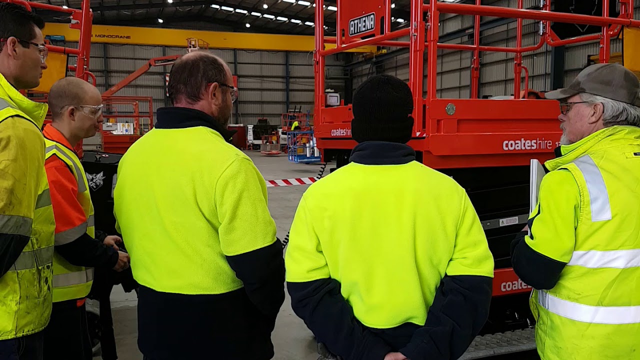 Training by Josh from Aspac Group at Coates Hire Dandenong