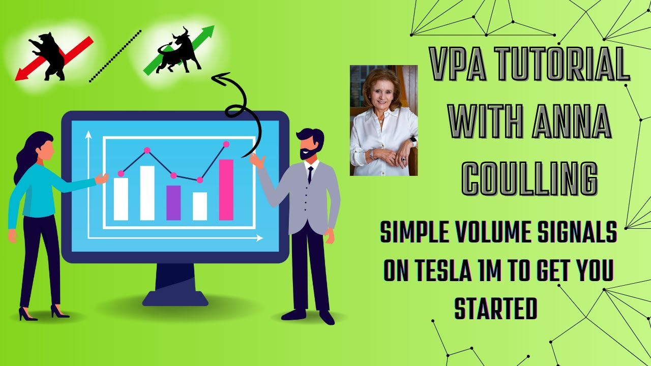 Learn how to read the markets using volume in this VPA tutorial with Anna Coulling - Tesla 1 minute