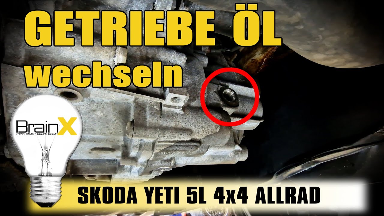 ⚙️GetriebeÖl wechseln Schaltgetriebe Skoda 4x4 - So einfach spart man Reparaturkosten!