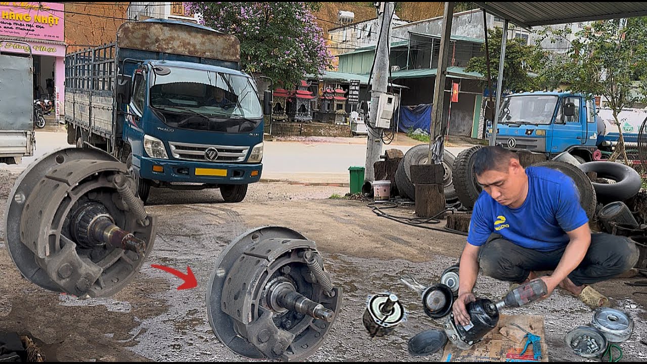 Repair and restore 2 truck axles and air brake systems quickly and easily