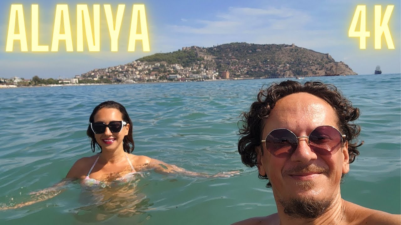 ANTALYA'NIN EN ÇILGIN GECE HAYATI BURADA! /ALANYA KALESİ DAMLATAŞ MAĞARASI KLEOPATRA BEACH(4K VLOG)