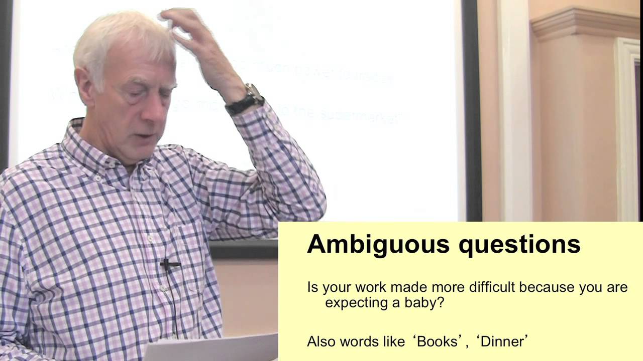 Questionnaire layout & question wording. Part 2 of 3 on Questionnaire Design