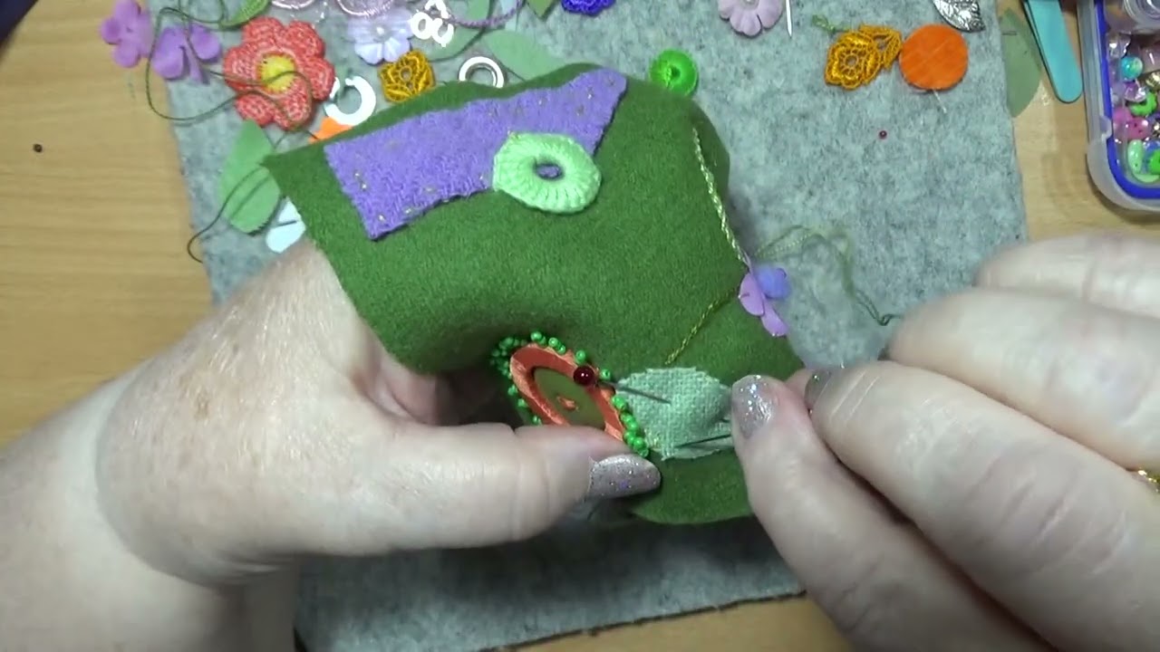 Green Box Overhaul  part 2 #handmade sewing#slowstitching#Embroidery