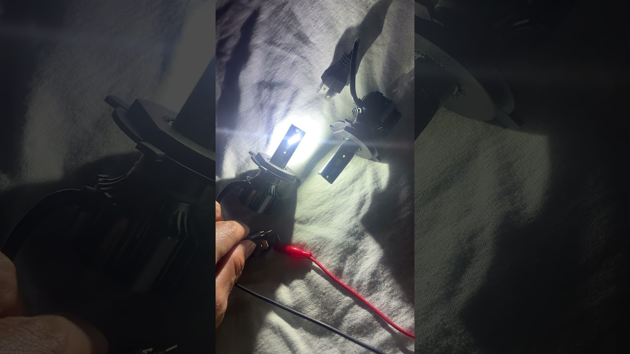 Focos led H4 Alta y baja #viral #focosled