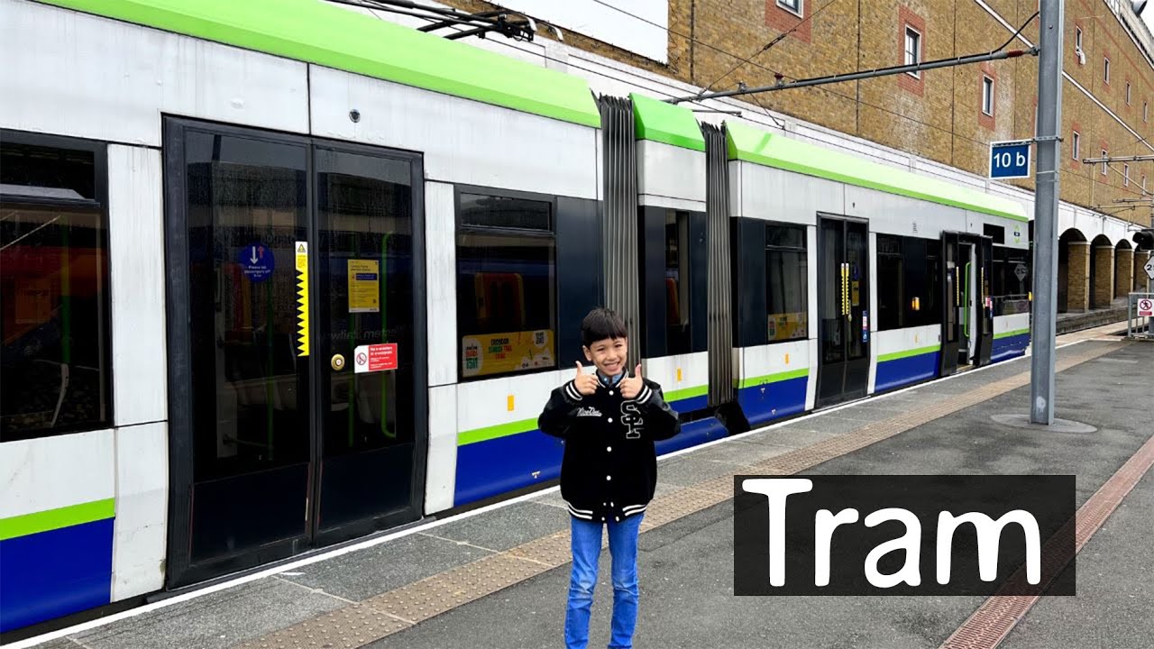 Modern trams in London