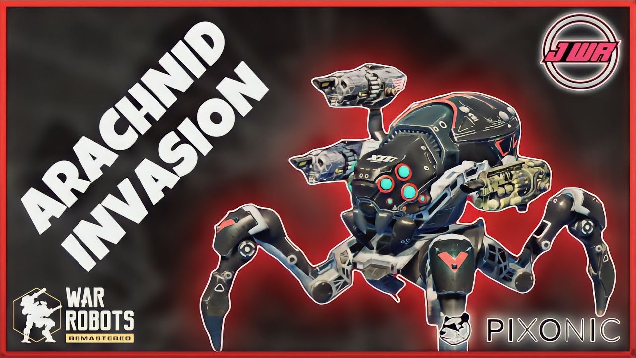 Shotgun Arachnid Invader Gameplay update 8.9 #warrobots #warrobotsremastered #wr