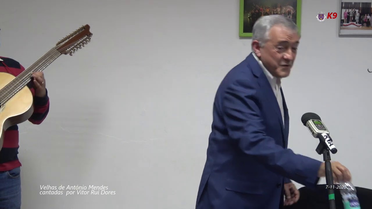 As Velhas do poeta Ant&oacute;nio Mendes, por Vitor Rui Dores, no lan&ccedil;amento do Livro 