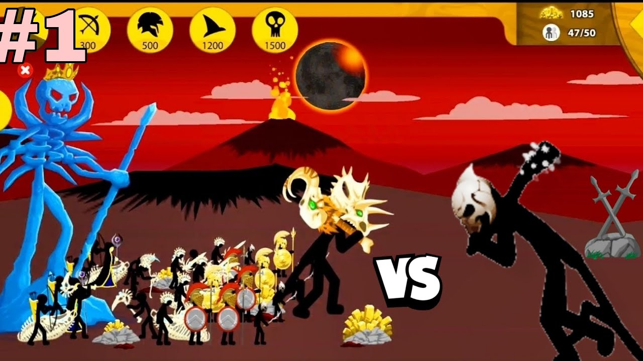 Stick War Ultimate Battle: Ice King vs Skull Boss! 😱🔥