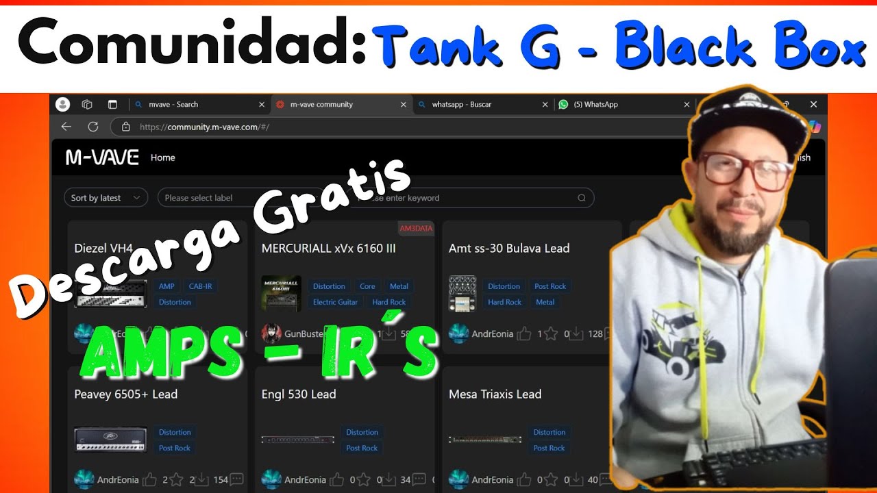 Comunidad M-Vave para Tank G, Black Box (Descarga GRATIS capturas e Ir´s)