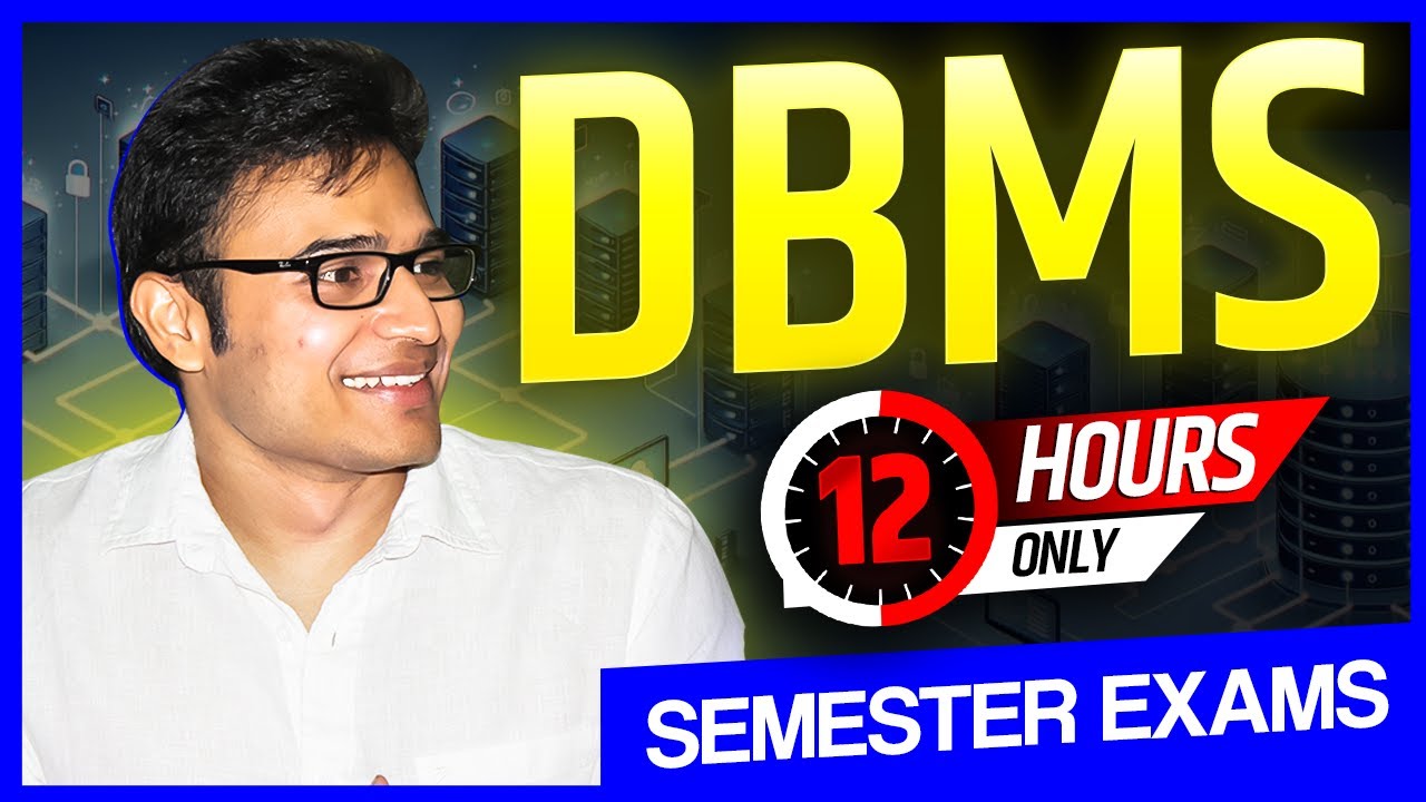 DBMS in One Shot | Semester Exams Preparation | GATE Preparation | Ravindrababu Ravula