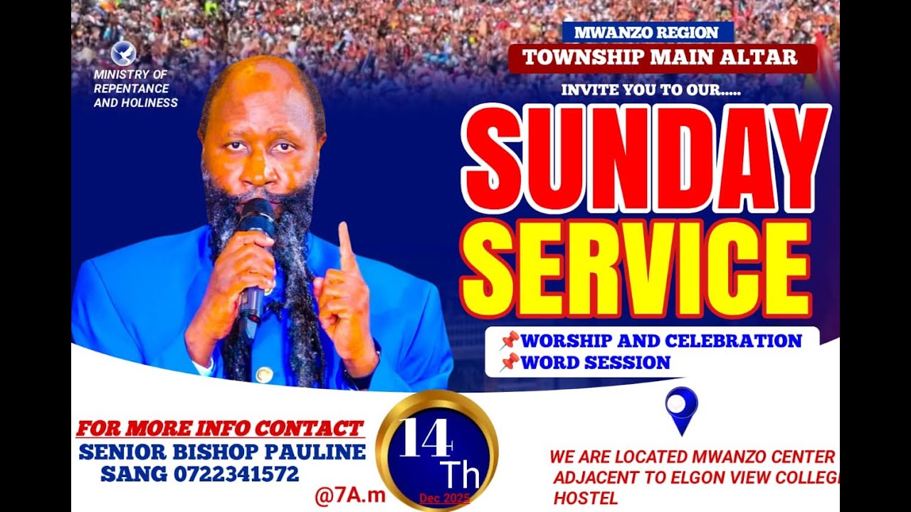 TOWNSHIP MAIN ALTAR ELDORET (MWANZO) 14TH DECEMBER 2025