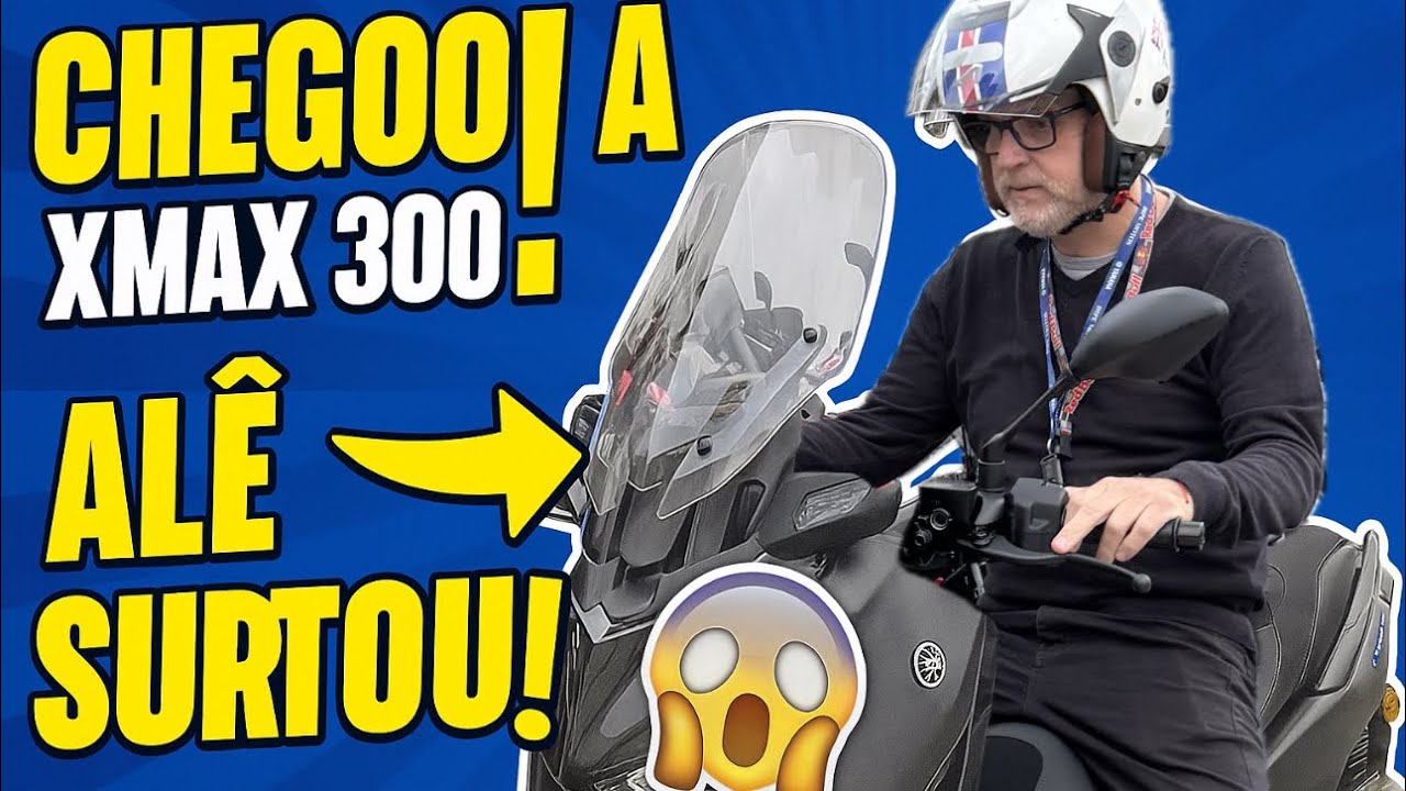 FOMOS BUSCAR A PRIMEIRA XMAX 300! 😱 Alê quase desmaiou de emoção!