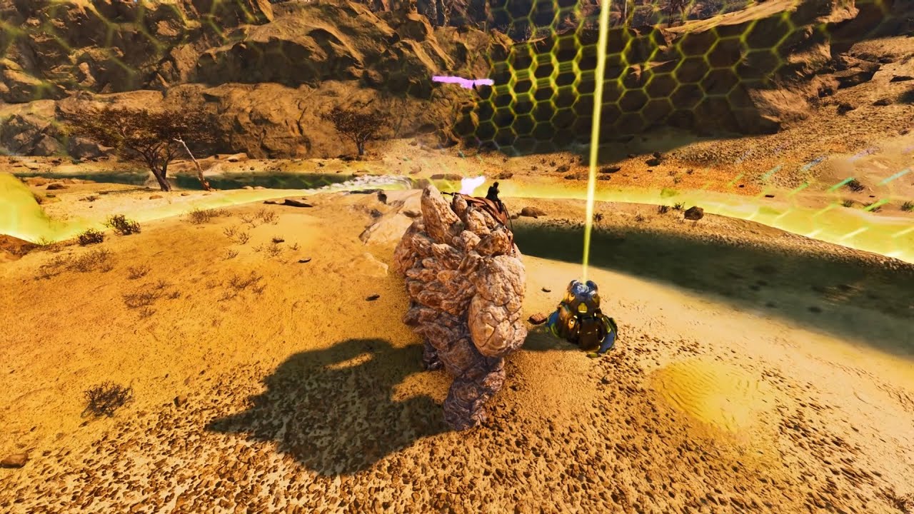 ARK:ASA【公式ソロ】エクスティンクション OSD黄色(ベータ) ロックエレメンタル
