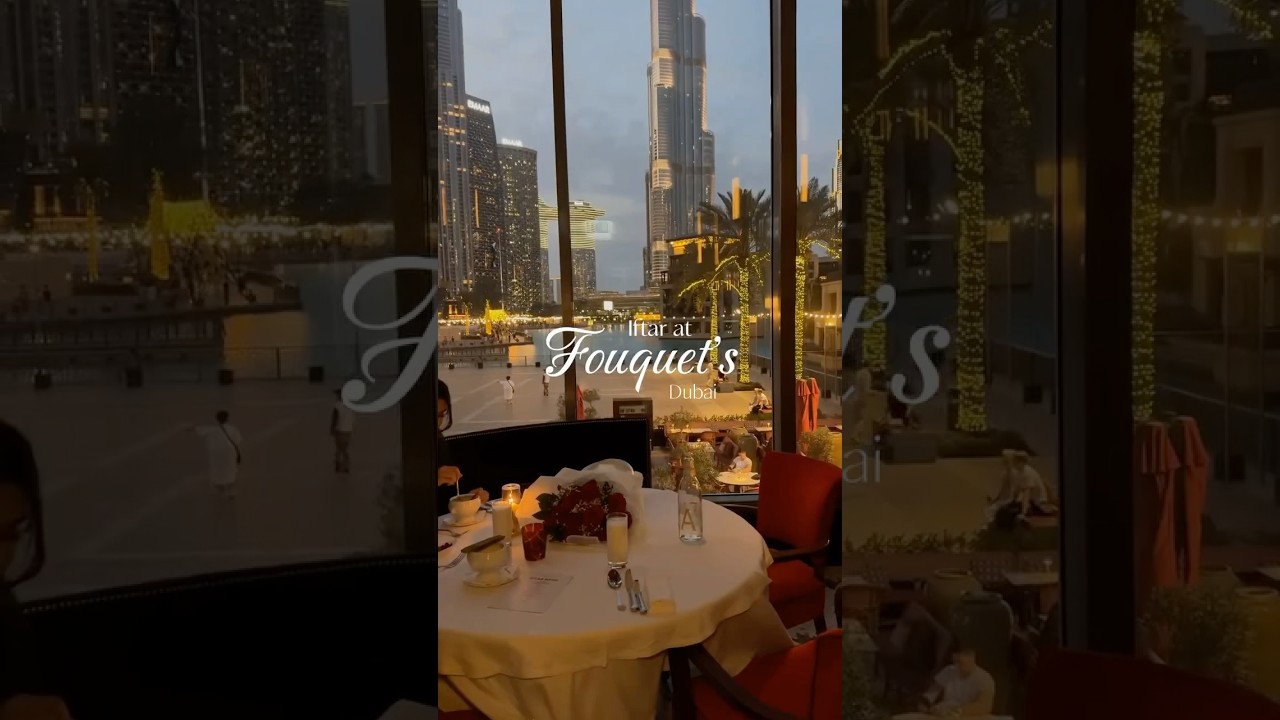#Iftar With #Burj Khalifa Views 🌙✨