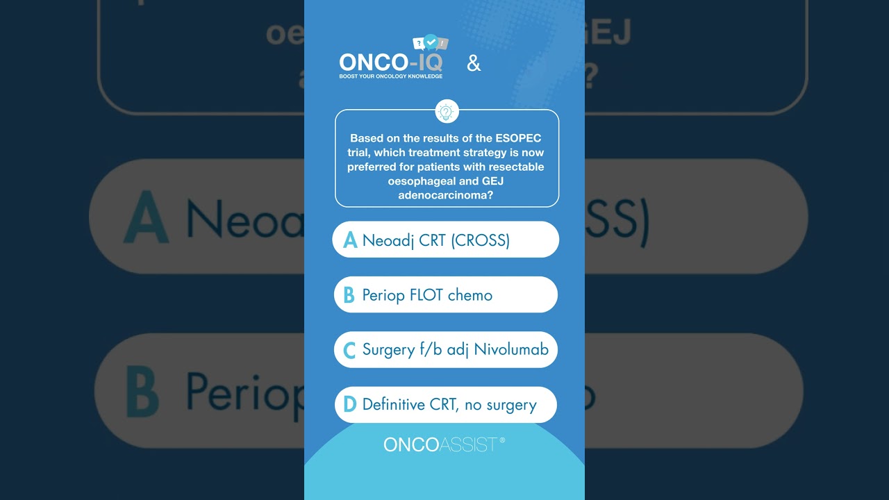 🤔How well do you know Oesophageal cancer management? Full quiz in the description 👇🏻