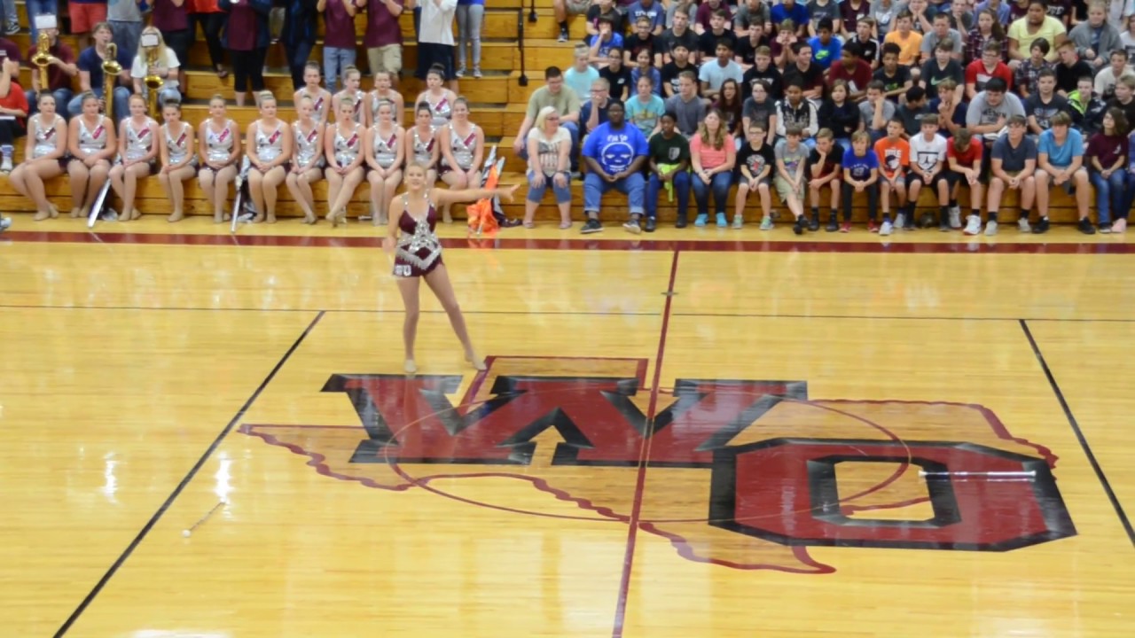 White Oak High School's Feature Twirler