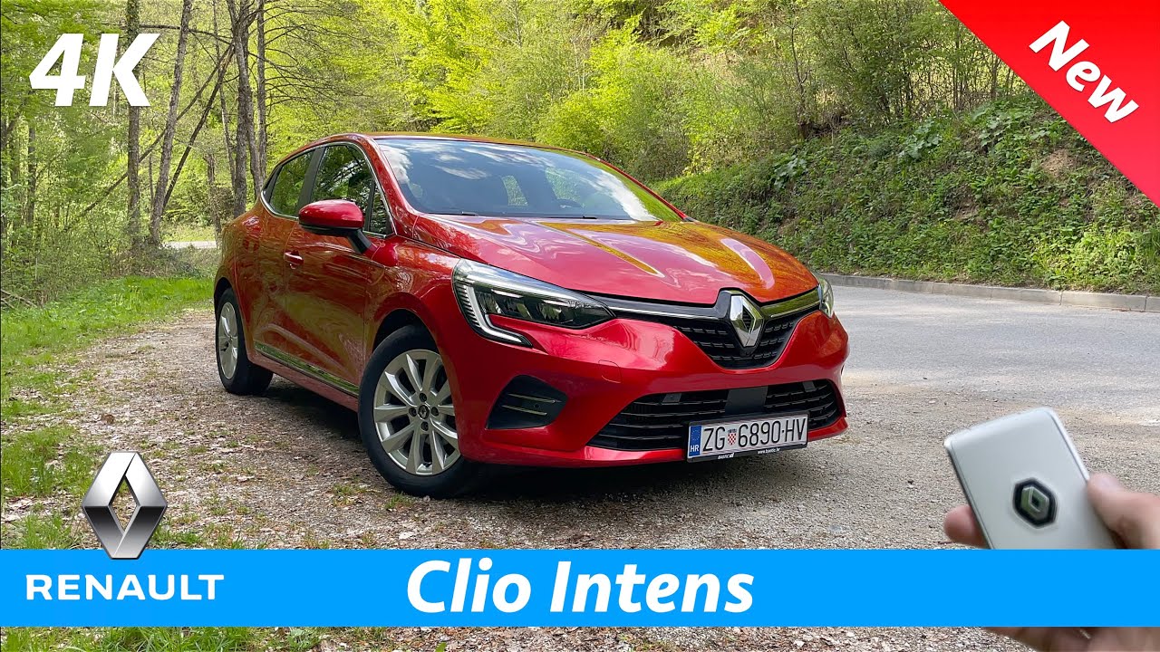 Renault Clio Intens 2021 - ПОЛНЫЙ подробный обзор в 4K | Экстерьер - Интерьер (день и ночь)