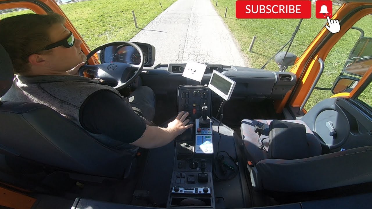 Unimog U400 6 cylinders | Delivery of firewood and dumped #viral #autumn #sound #subscribe