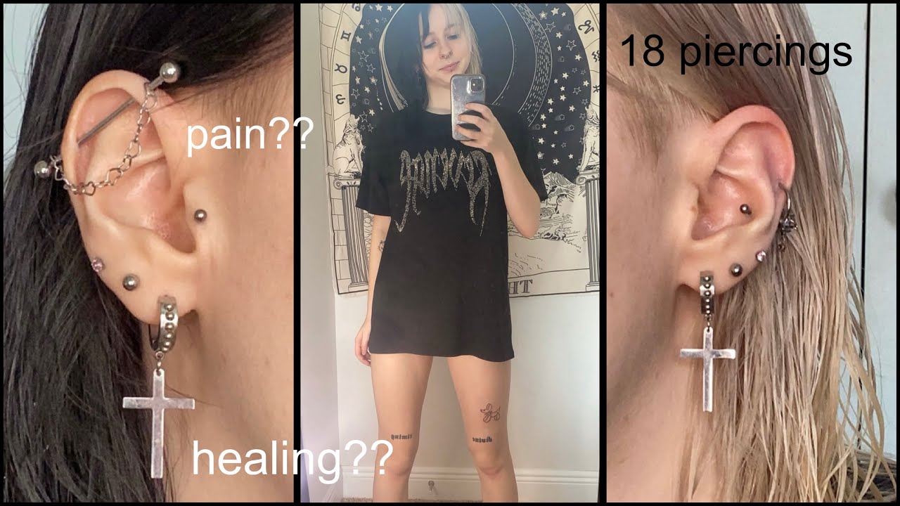 18 piercings and 8 tattoos tour