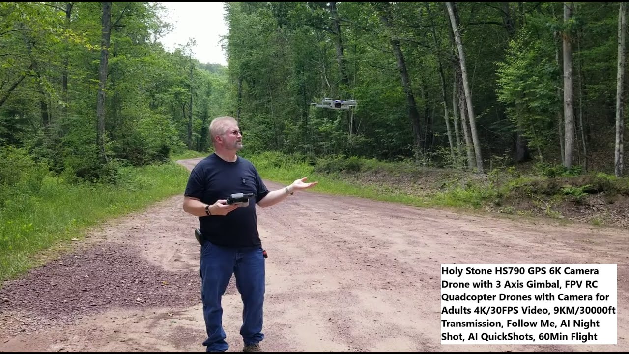 Holy Stone HS790 GPS 6K Camera Drone with 3 Axis Gimbal, FPV RC Quadcopter Drone, Quick Easy Set Up