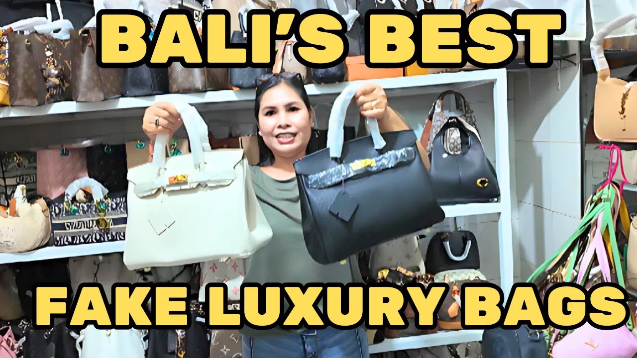 Shopping FAKE DESIGNER BAGS IN BALI. The prices will shock you.