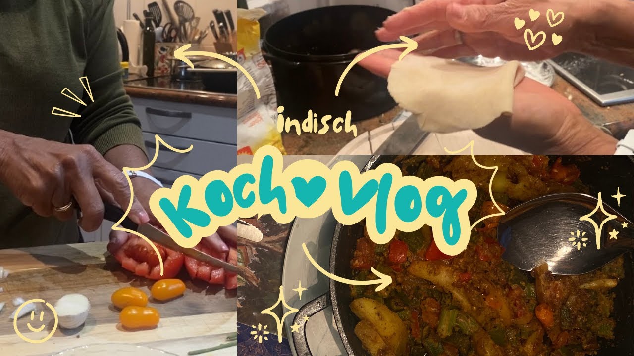 Indisch Kochen: Bhindi Masala, Dal & Rotis 