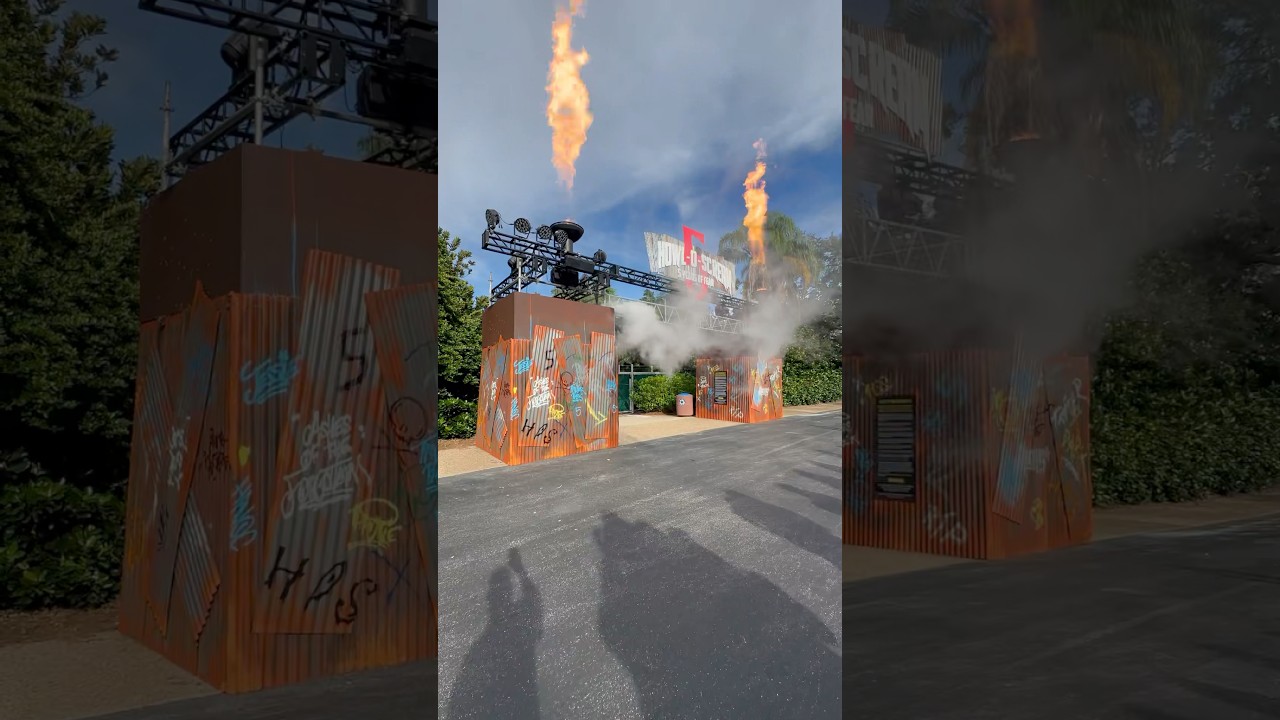 Things were fired up at Howl-O-Scream Orlando! #howloscream #howloscreamorlando #seaworld #scary