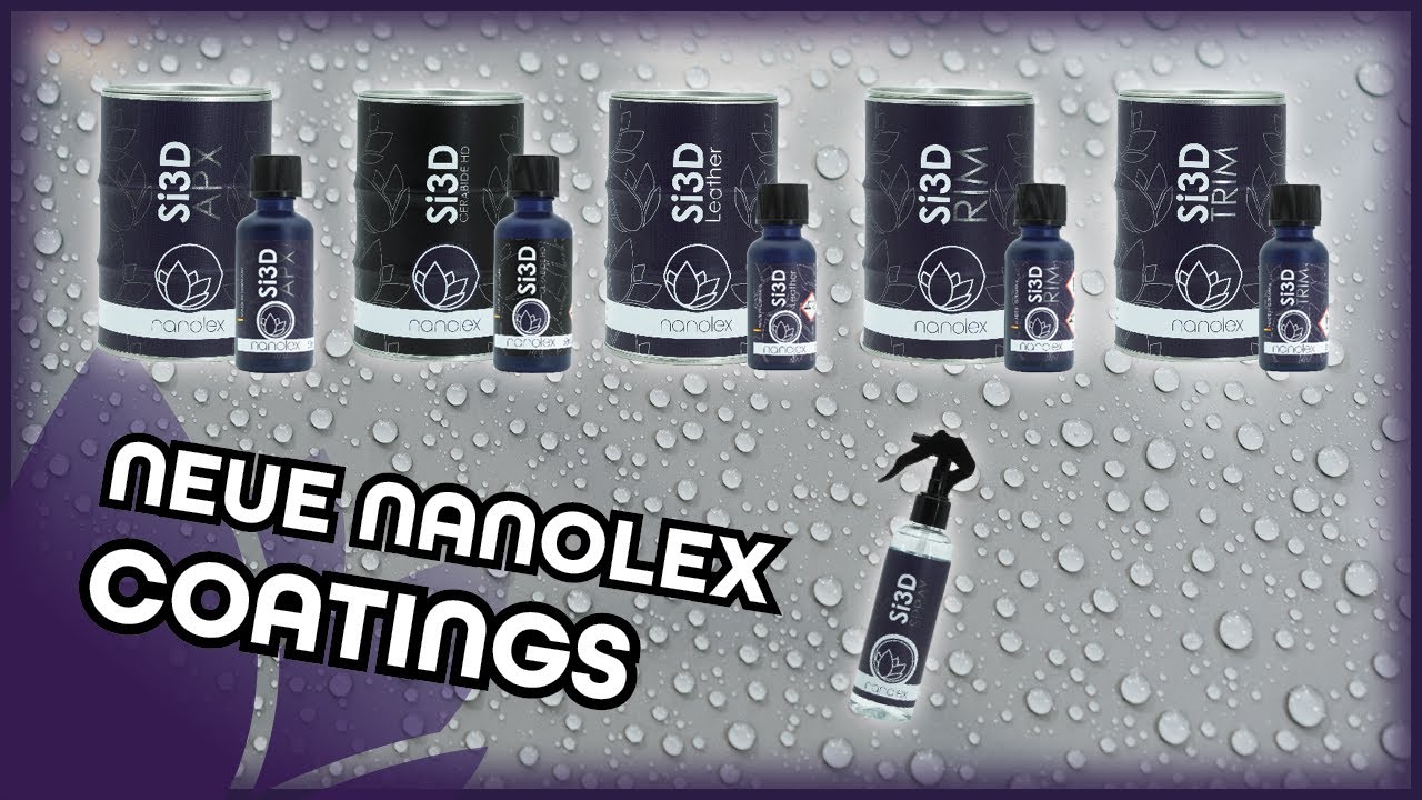 Kein Aushärten und einfachste Anwendung - die neuen Nanolex Coatings im Detail erklärt!
