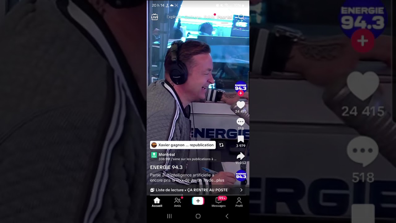 Radio &Eacute;nergie -  Prank Call Justin Trudeau