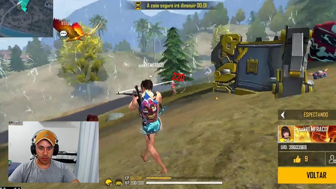 INVADI UMA LIVE DE X1 DOS CRIAS COM A SKIN DO ATTACK ON TITAN!