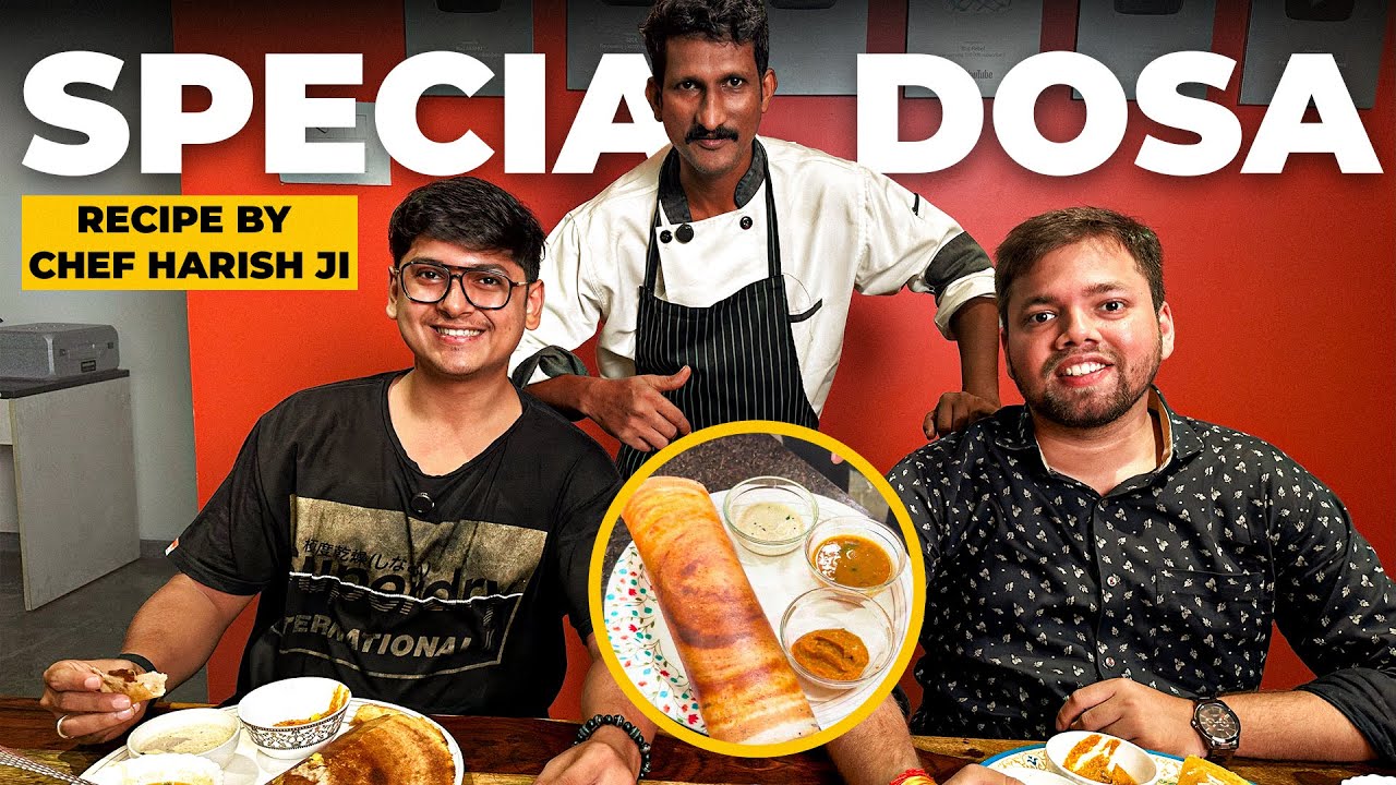 MASALA DOSA Recipe | by Chef Harish Ji