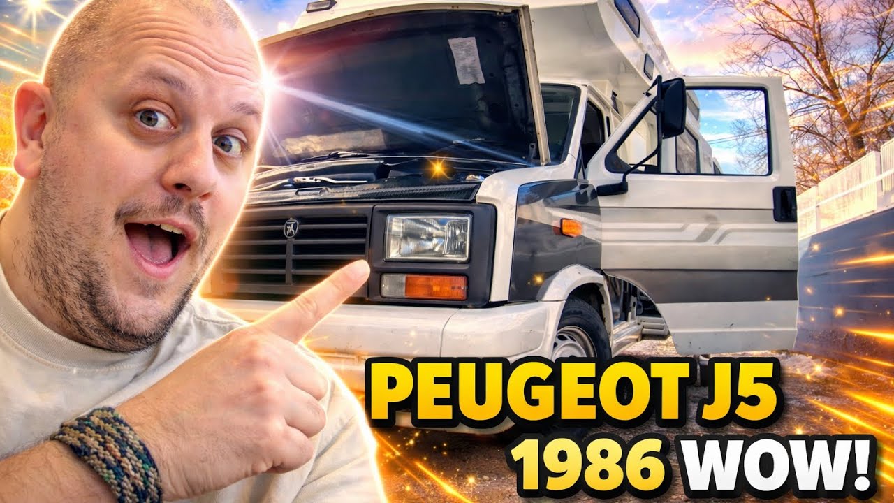 Ten kamper ma 40 LAT!? 😳 Peugeot J5 1986 &ndash; SZOK