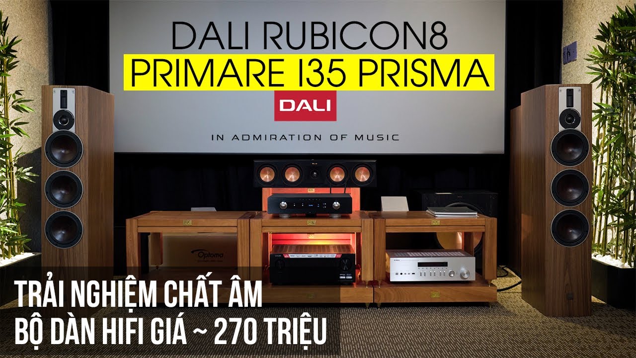 Bộ Dàn Âm Thanh Nghe Nhạc Hi-Fi [DALI Rubicon 8] & [Primare i35 Prisma] 270 Triệu: Âm Thanh Tinh Tế
