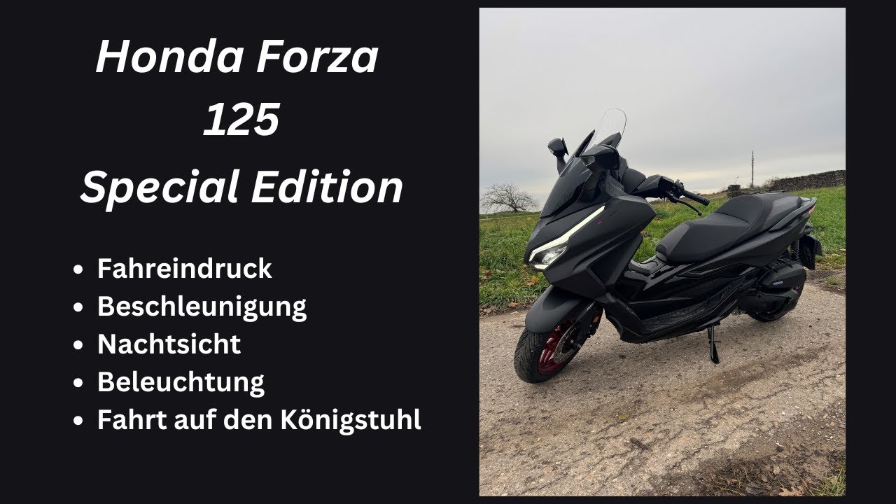 Honda Forza 125 Special Edition - Ausführliches Review Teil 2 - Fahreindruck