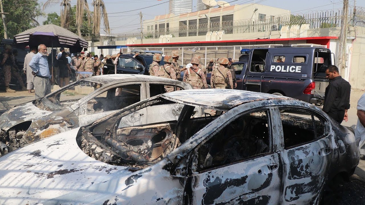 Militants, policemen killed In failed attack on Chinese consulate in Karachi