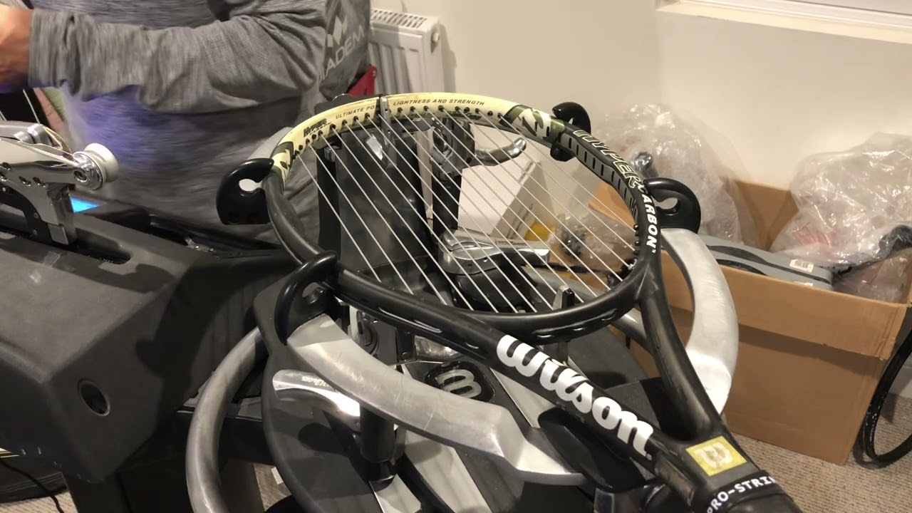 How to re-string a Wilson Hyper Hammer tennis racquet