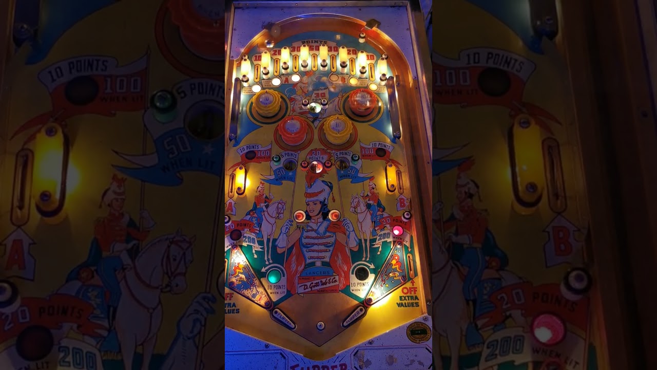 Pinball Gottlieb - Lancers 1961