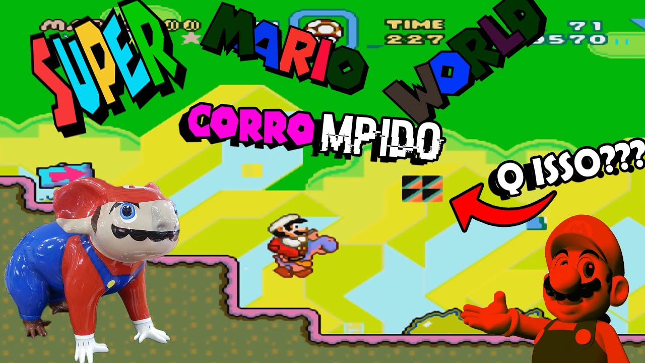 Super Mario World mas esta CORROMPIDO