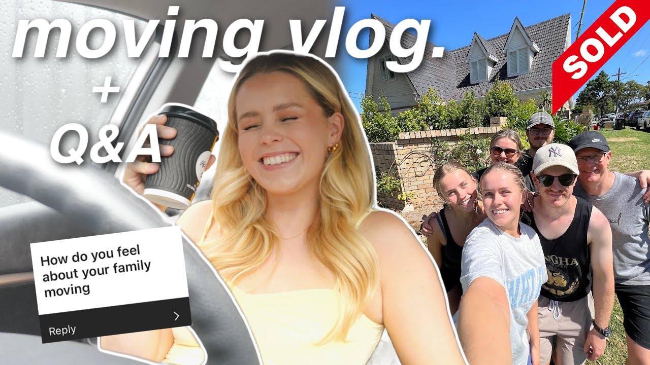 MOVING VLOG (My Family Moved 🏠) + Life Update Q&A!