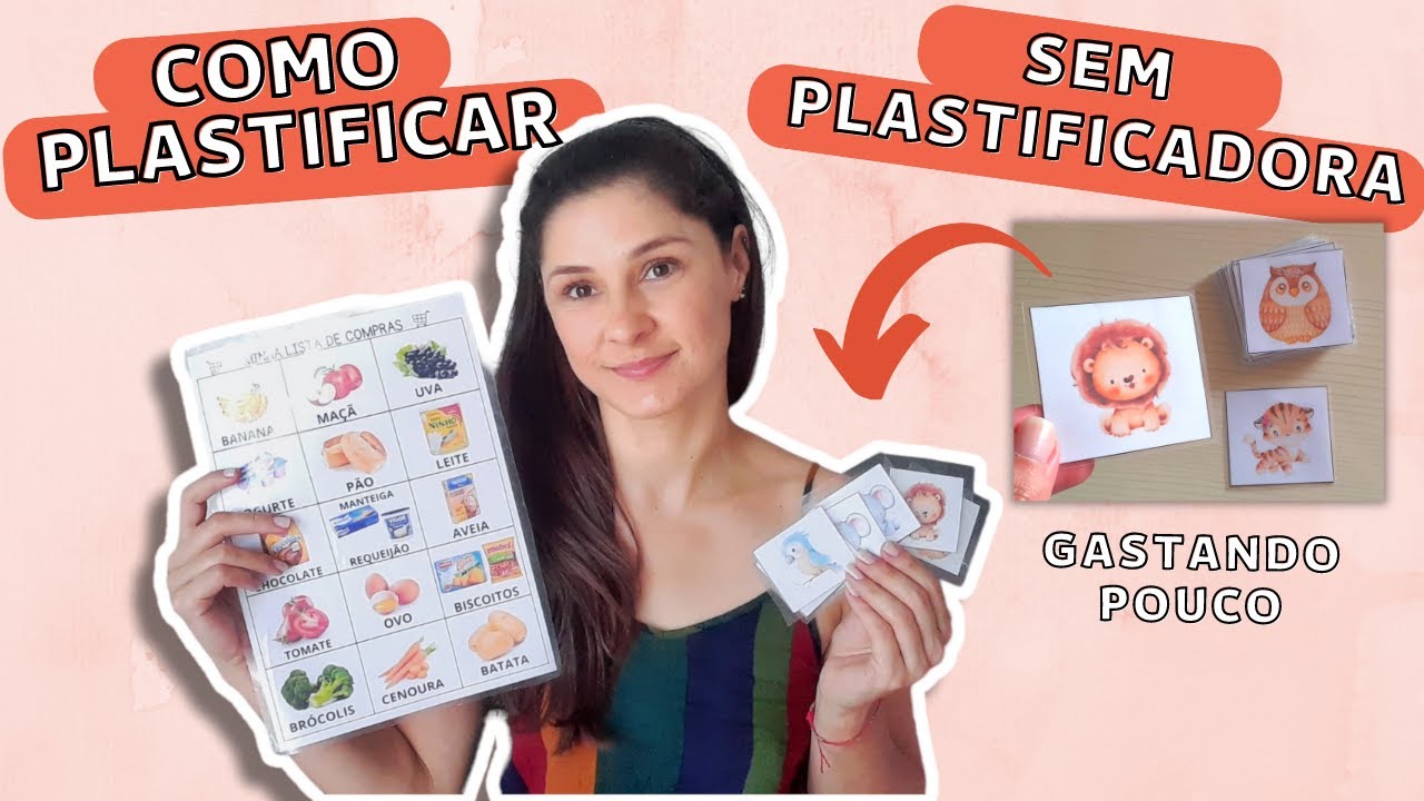 Como Plastificar Sem Plastificadora / Como plastificar EM CASA com papel Contact adesivo