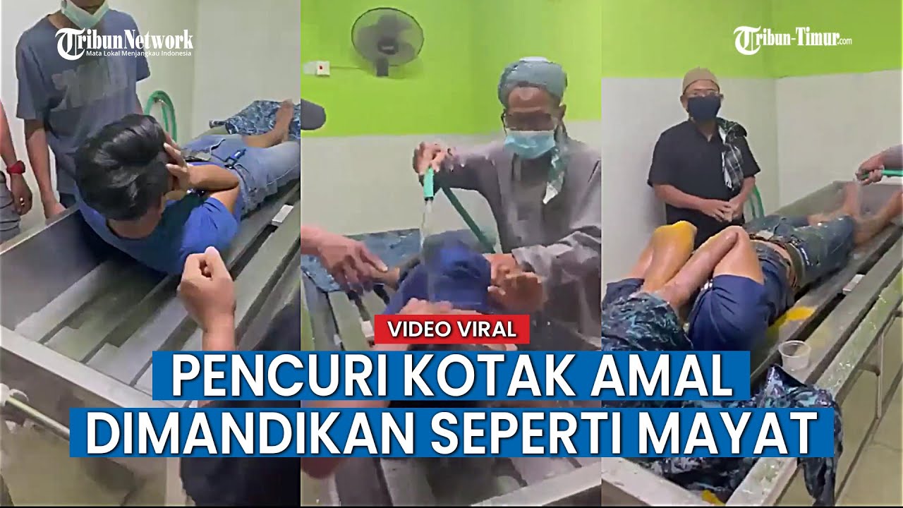 Imam Masjid Hukum Pencuri Kotak Amal dengan Memandikan Seperti Mayat