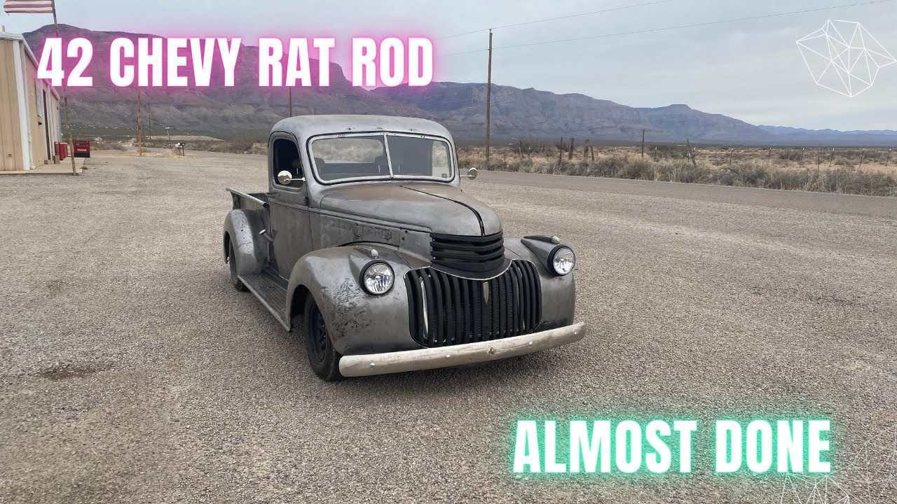 42 Chevy truck bare metal Rat Rod build update.