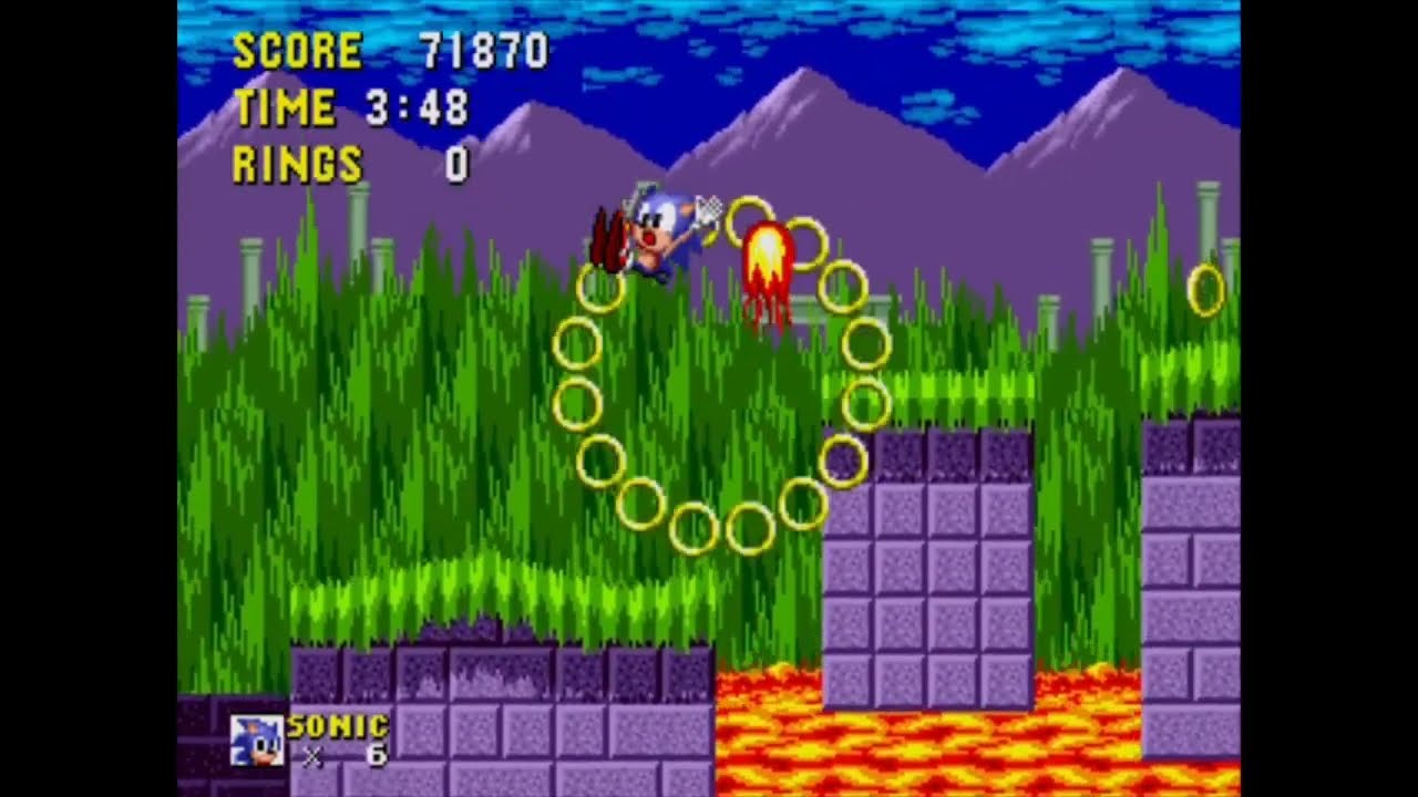 Sonic the Hedgehog Marble Zone 1/2