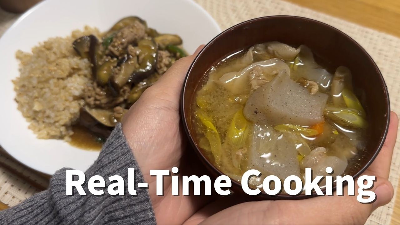 Japanese Daily Life | Real-Time Home Cooking (No Talking)