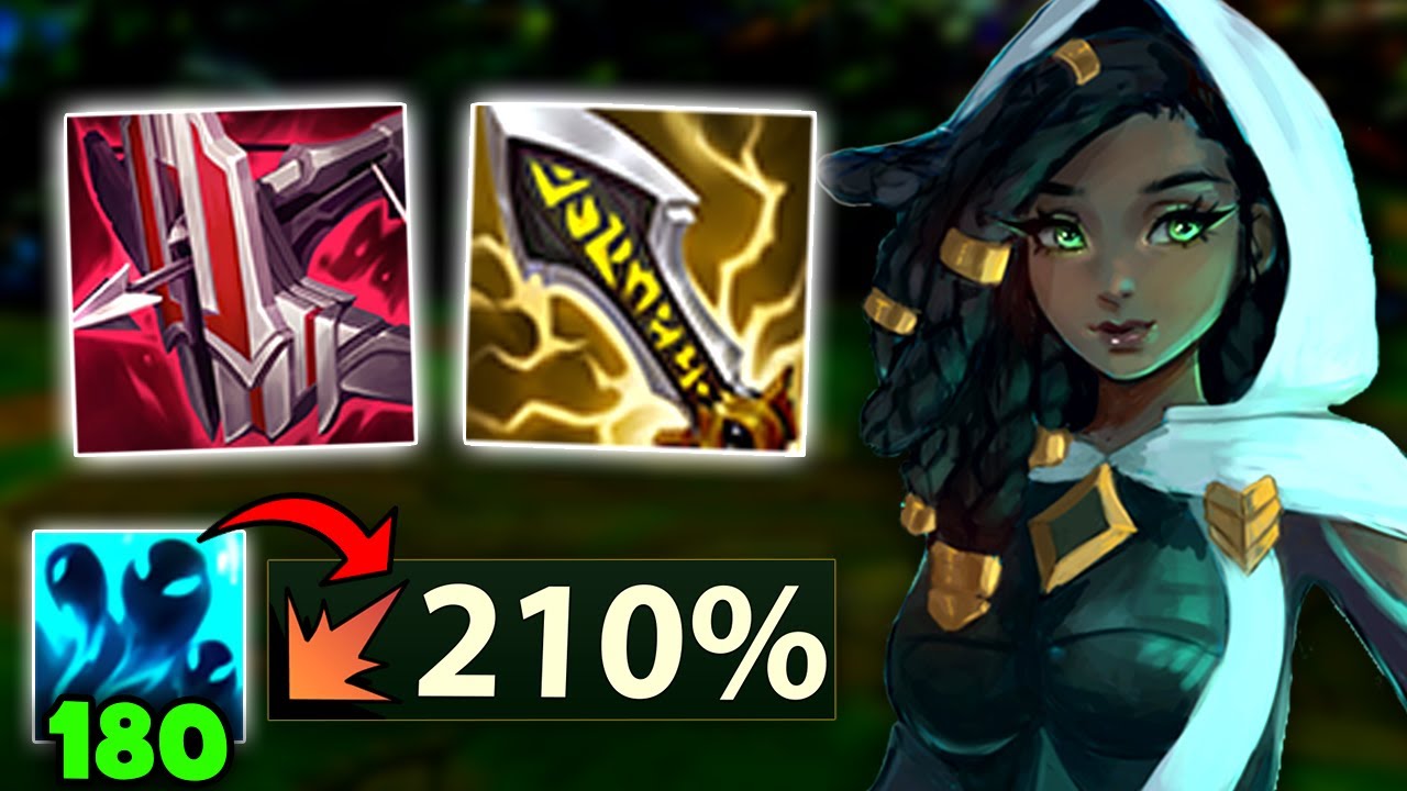 I play Senna but built 210% Crit and 1 Auto would heal me to Full Health (930 Range Autos)